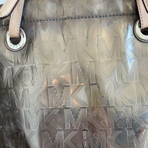 Patent leather shiny Michael Kors tote bag